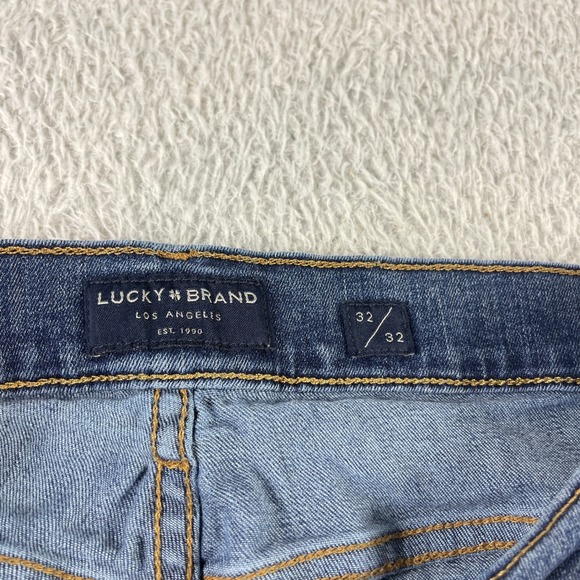 Lucky Brand 412 Athletic Slim Jeans Medium Wash Men's W32 L32 - Picture 3 of 14